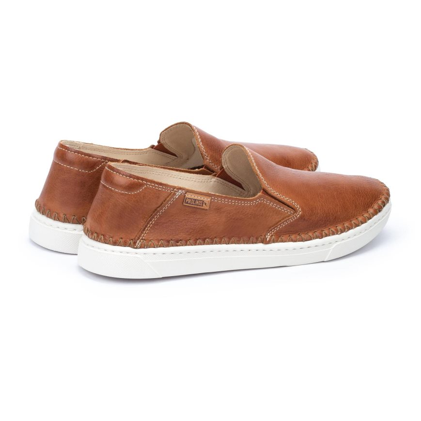 Men's Pikolinos ALICANTE Moccasins Brown | NZ UA92870